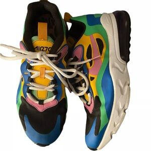Nike Multicolor Women’s Sneakers - Blue, Green, Yellow, Pink, Black, White